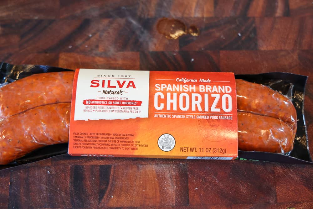 chorizo in the package