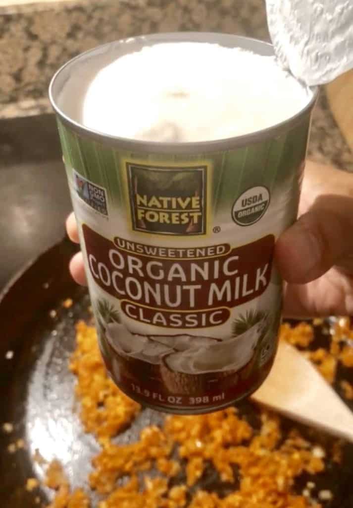 can of full fat coconut milk