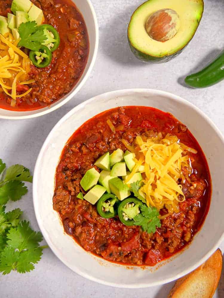 Slow Cooker Beef Chili Girl With The Iron Cast