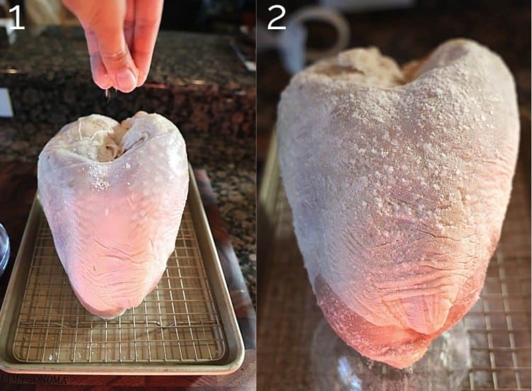 salting turkey breast