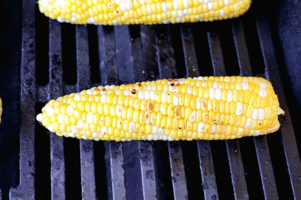 corn on the cob on a grill