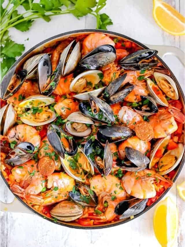 Seafood Chorizo Paella